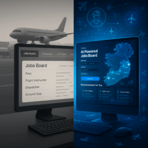 AI jobs board illustration