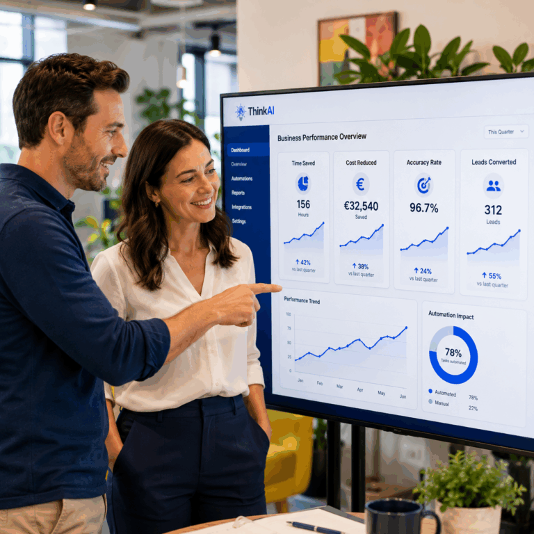 think ai ai adoption business automation benefits