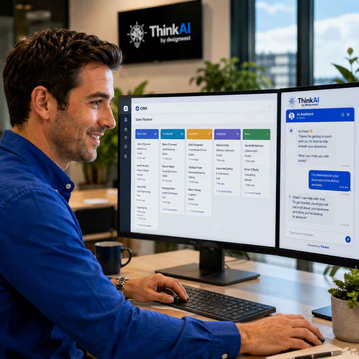 - Think AI - Think AI think_ai_ai_chatbot_lead_generation_ireland_examples_squar
